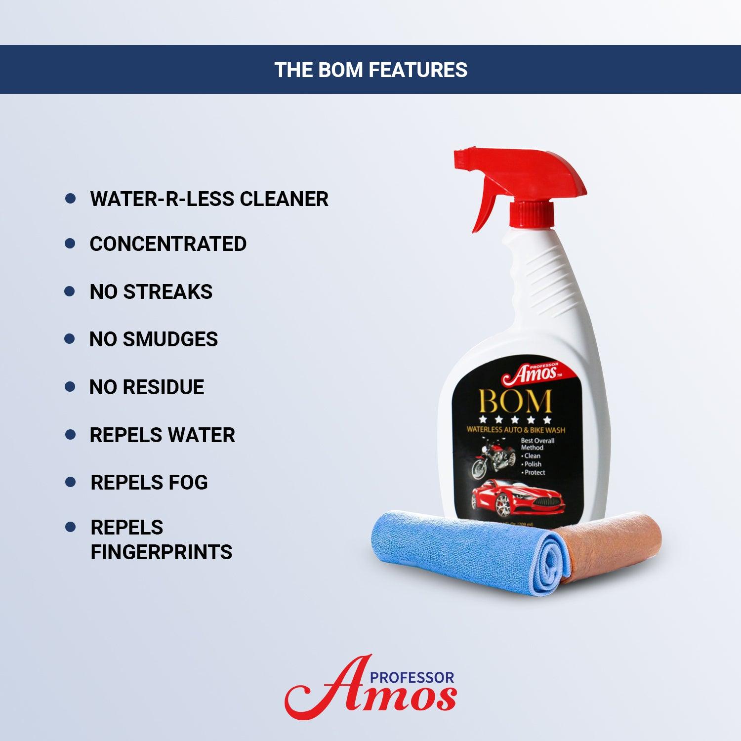 Professor Amos BOM - Clean, Polish, Protect & Enhance Home, Auto, RV, Boat