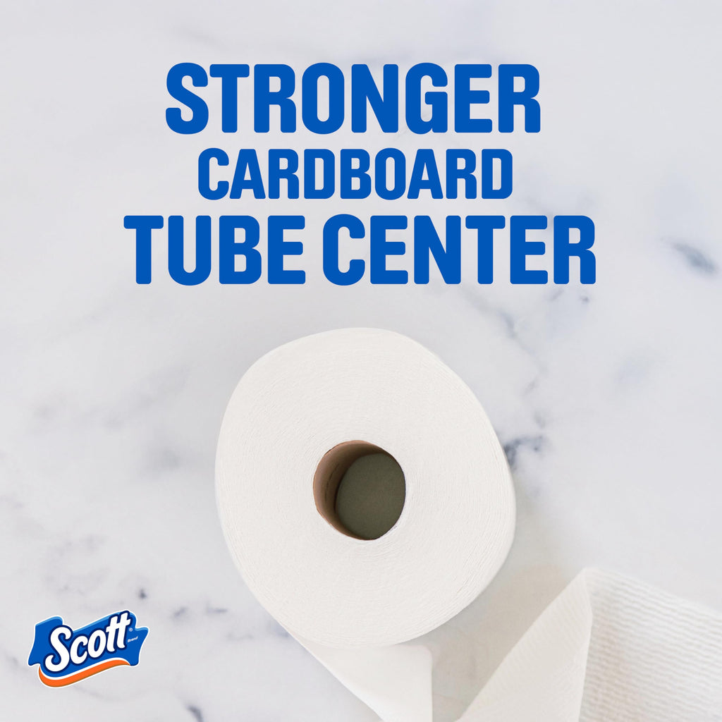 Scott ComfortPlus Toilet Paper, 12 Triple Rolls, 231 Sheets per Roll, Septic-Safe, 1-Ply Toilet Tissue