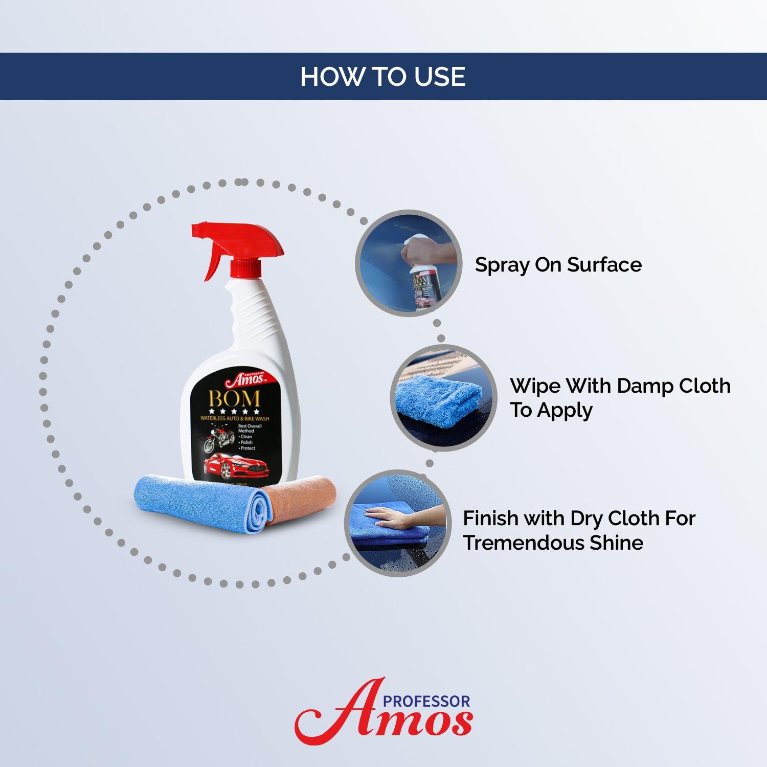 Professor Amos BOM - Clean, Polish, Protect & Enhance Home, Auto, RV, Boat
