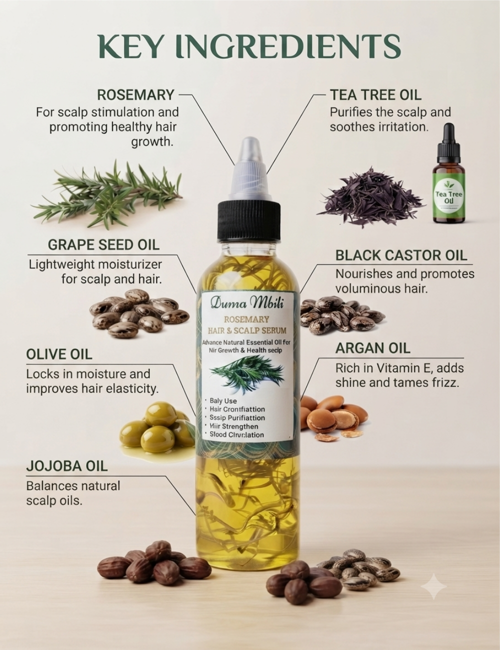 Rosemary Hair & Scalp Serum